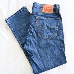Levi's 505 Straight Leg Medium Wash Jeans Size 34x30